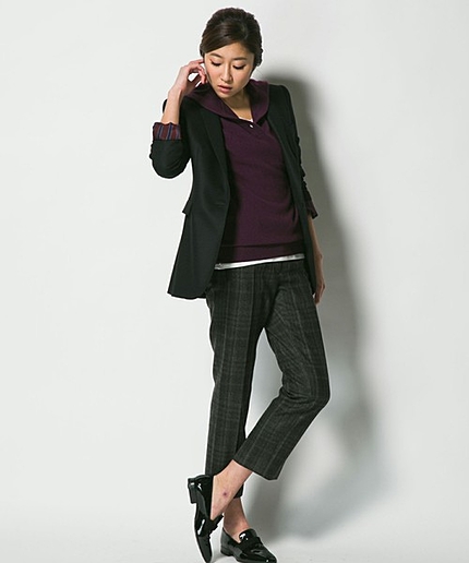 WOOLCHECKNEWQUEENパンツ