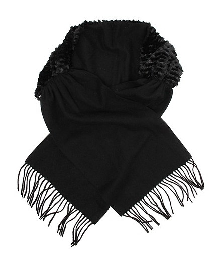 フェイクファーコンビウールカシミヤ