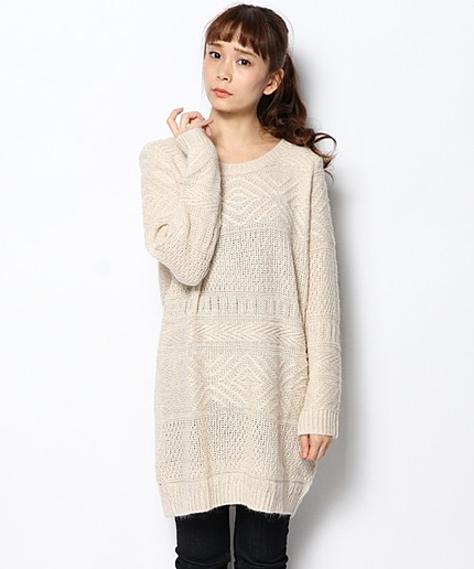 Hale(ジャガード)ニットワンピース