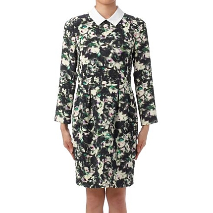 グラフィカルプリントワンピース