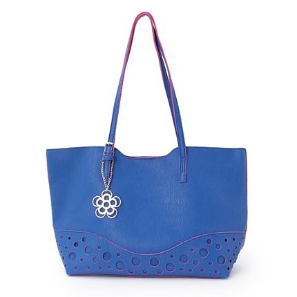 パンチングドットトートバッグ(横)