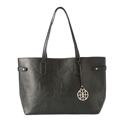 ゴールドプレート付きトートバッグ