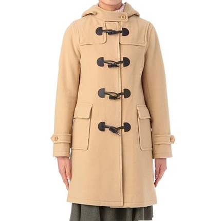 フリースメルトンダッフルコート