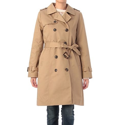 綿ツイルトレンチコート