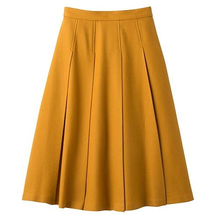 ミモレ丈プリーツスカート