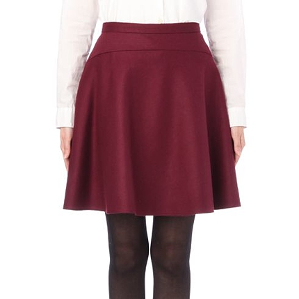 ウールサーキュラースカート