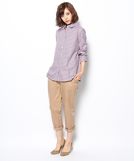 チェックシャツ