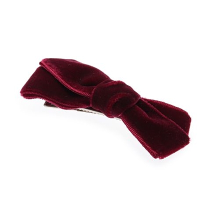 ベロアリボンクリップ