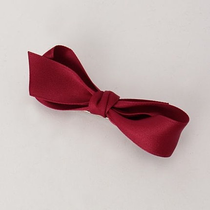 結び無地リボンクリップ