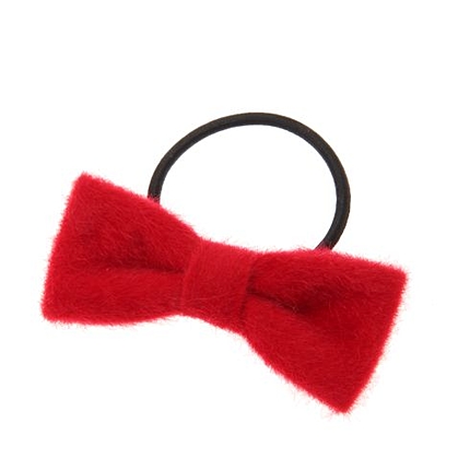 シャギーリボンヘアゴム