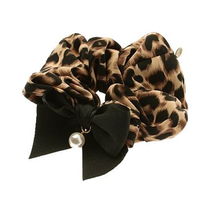 レオパードリボンシュシュ