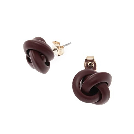 ロープノット風ピアス