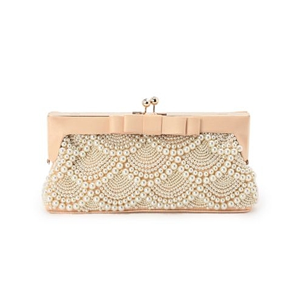 パールビジュークラッチバッグ