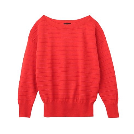 [S]ボーダードルマン風ニット