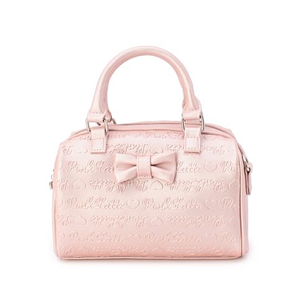 エンボスロゴミニボストンバッグ