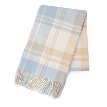 大柄チェックストール