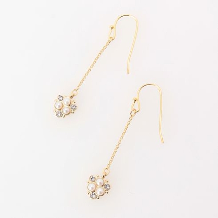 プチパールビジューピアス