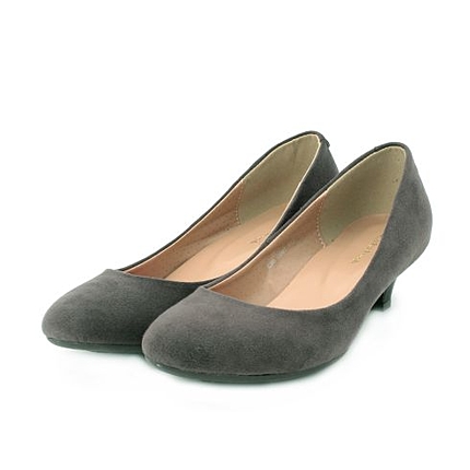 秋冬デザインローヒールシューズ