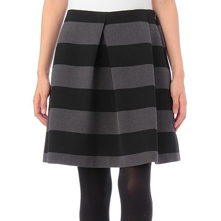 ボーダーフロントタックスカート