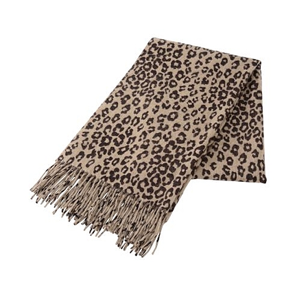アニマル柄大判ストール