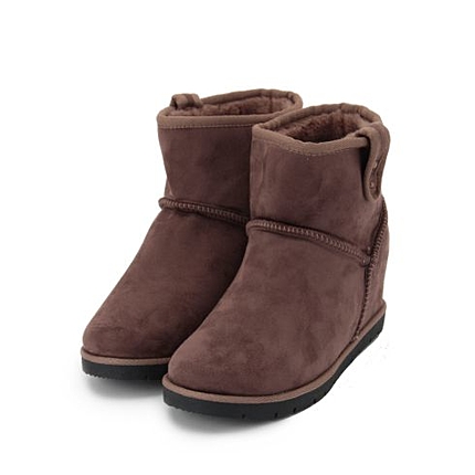 インヒールフェイクムートンブーツ