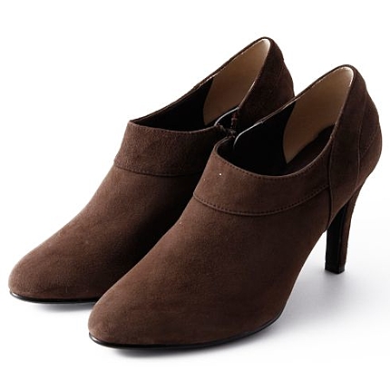 牛革スエードブーティ