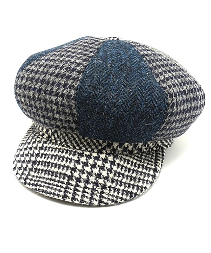 HARRISTWEED×J.PRESSクレイジーパターンキャスケット