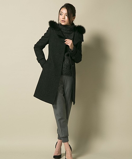 Bellandiフード付きコート