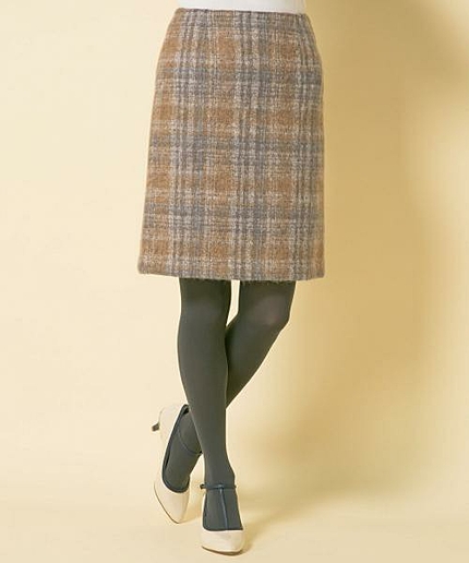 ミストループチェックシャギースカート