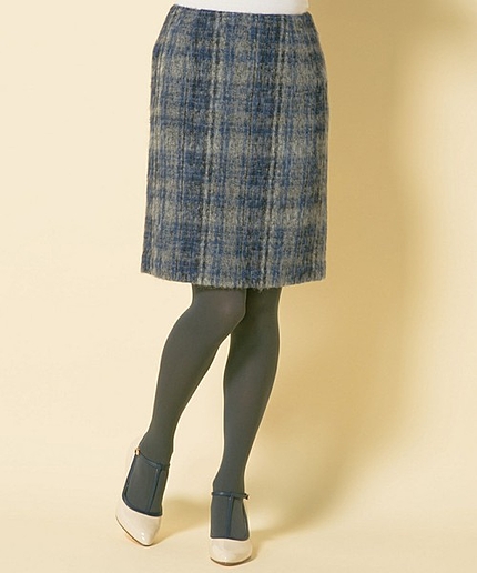 ミストループチェックシャギースカート