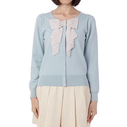 シフォンリボンカーディガン