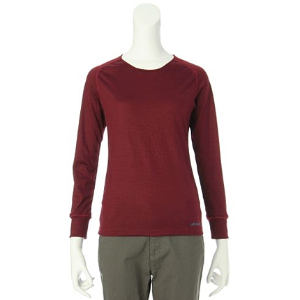 ウール薄手クルーネックカットソー