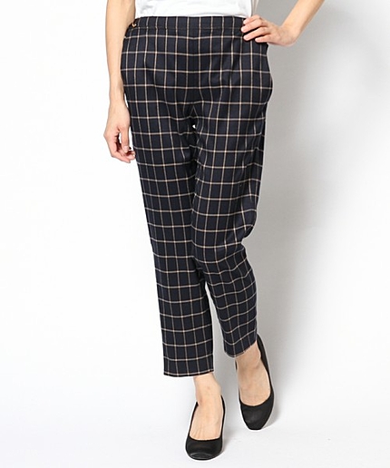 ★【JourdeLanguage】taperedchecksパンツ