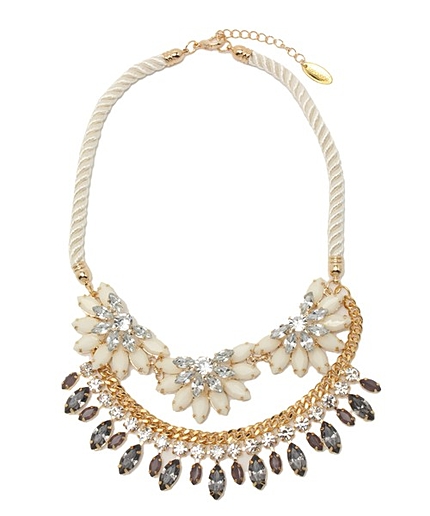 ビジューネックレス