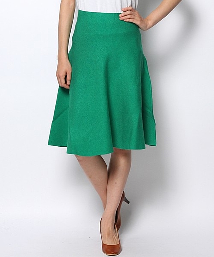 ニットフレアースカート
