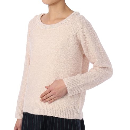 パールビジューブークレニット