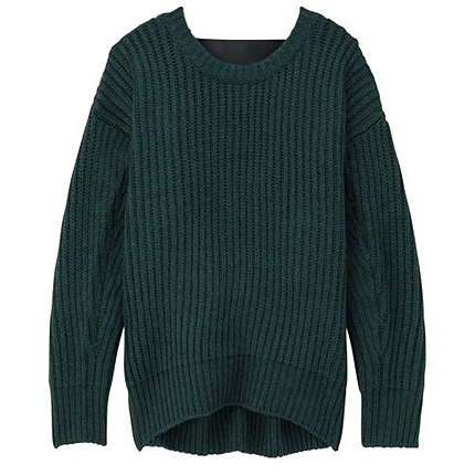 ミドルゲージボリュームニット