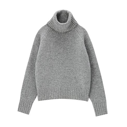 タートルネックニット