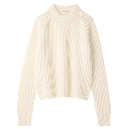 起毛ハイネックニット