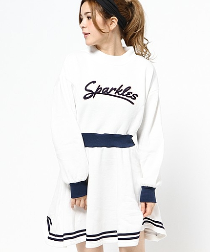 SPARKLEウラケワンピース