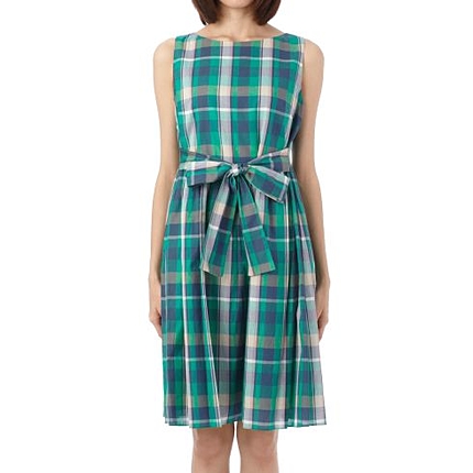 マドラスチェックワンピース
