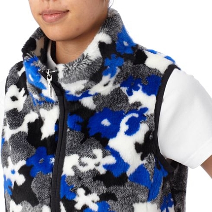 迷彩柄フリースべスト