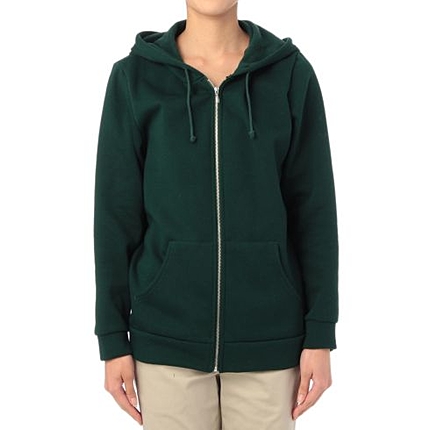 裏起毛ジップパーカ