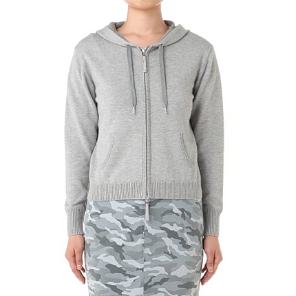 ダブルジップニットパーカー