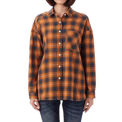 フランネルチェックシャツ