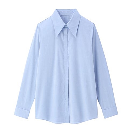 ビッグカラーシャンブレーシャツ