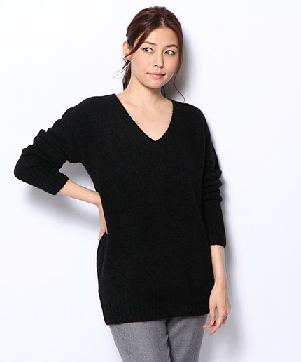 モヘアウールストレッチニット