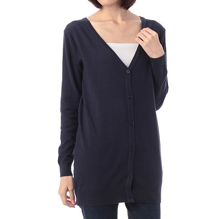 ハイゲージレーヨンカーディガン