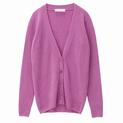 カシミヤニットカーディガン
