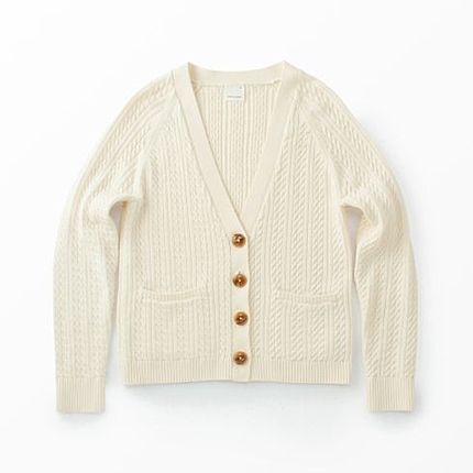 AW ケーブルニットカーディガン ウィメンズ
